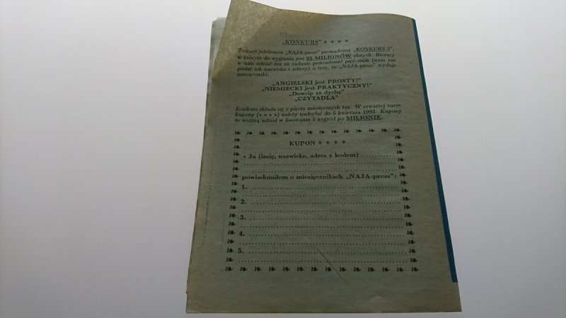 ANGIELSKI... JEST PROSTY! NR 3/93 MARZEC