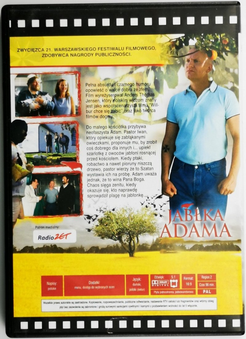 DVD. JABŁKA ADAMA  