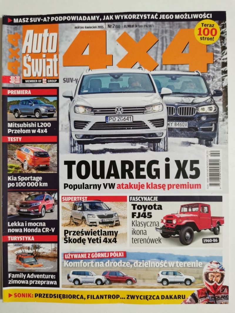 AUTO ŚWIAT 4X4 NR 2 (51) MARZEC-KWIECIEŃ 2015