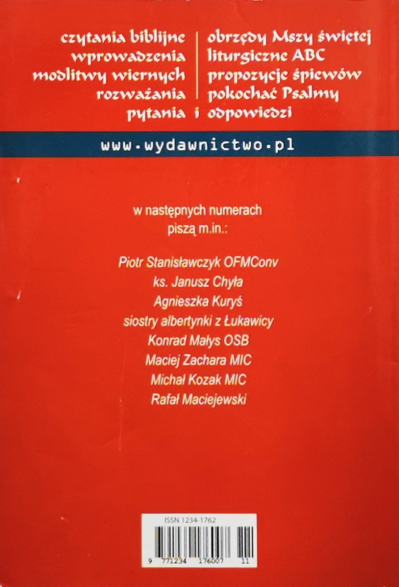 OREMUS. TEKSTY LITURGII MSZY ŚWIĘTEJ LISTOPAD 2021