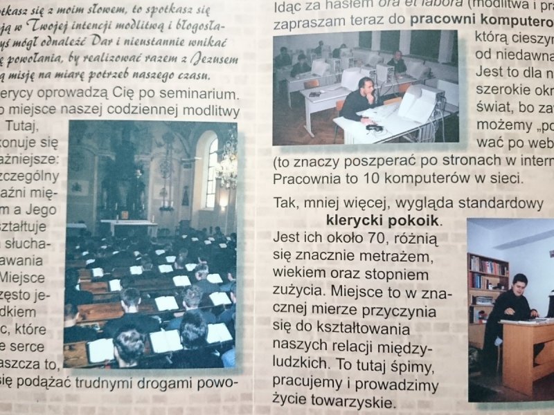 GDAŃSKIE SEMINARIUM DUCHOWNE. ULOTKA