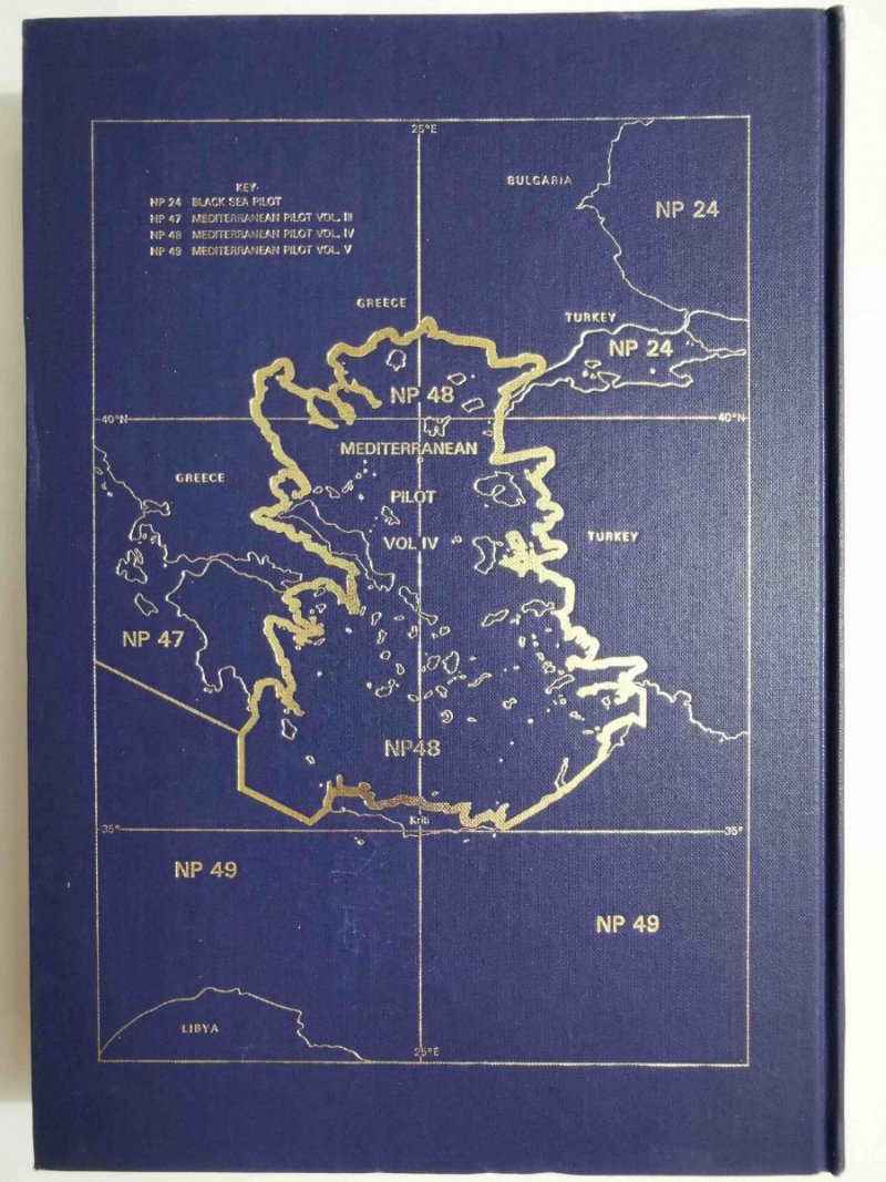 MEDITERRANEAN PILOT VOLUME IV 1987