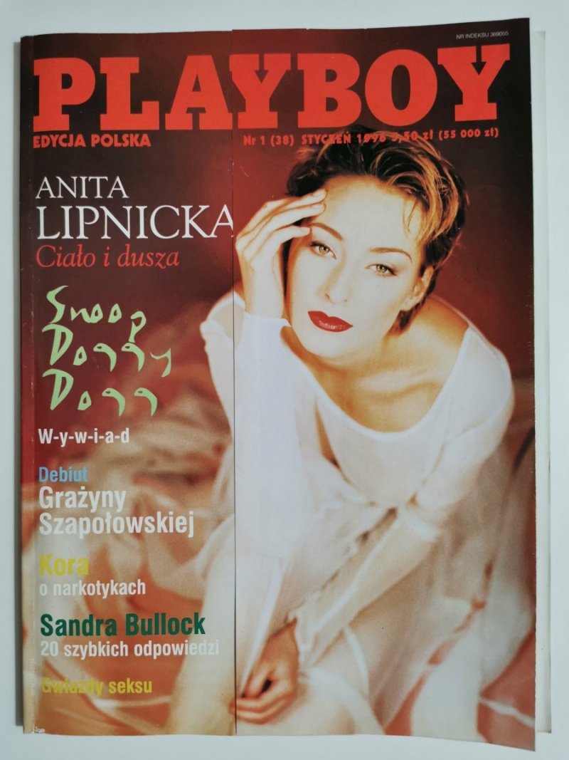 PLAYBOY NR 1 (38) STYCZEŃ 1996 ANITA LIPNICKA