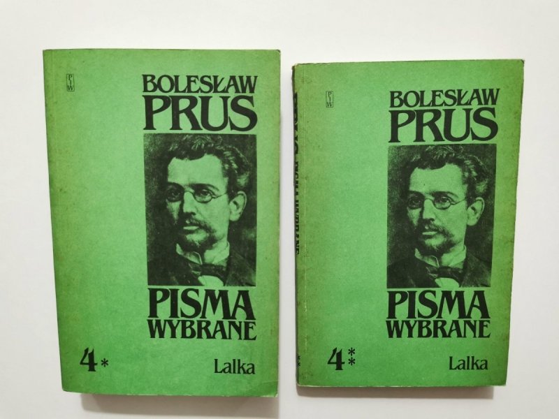PISMA WYBRANE 4 LALKA TOM I i II - Bolesław Prus 1984