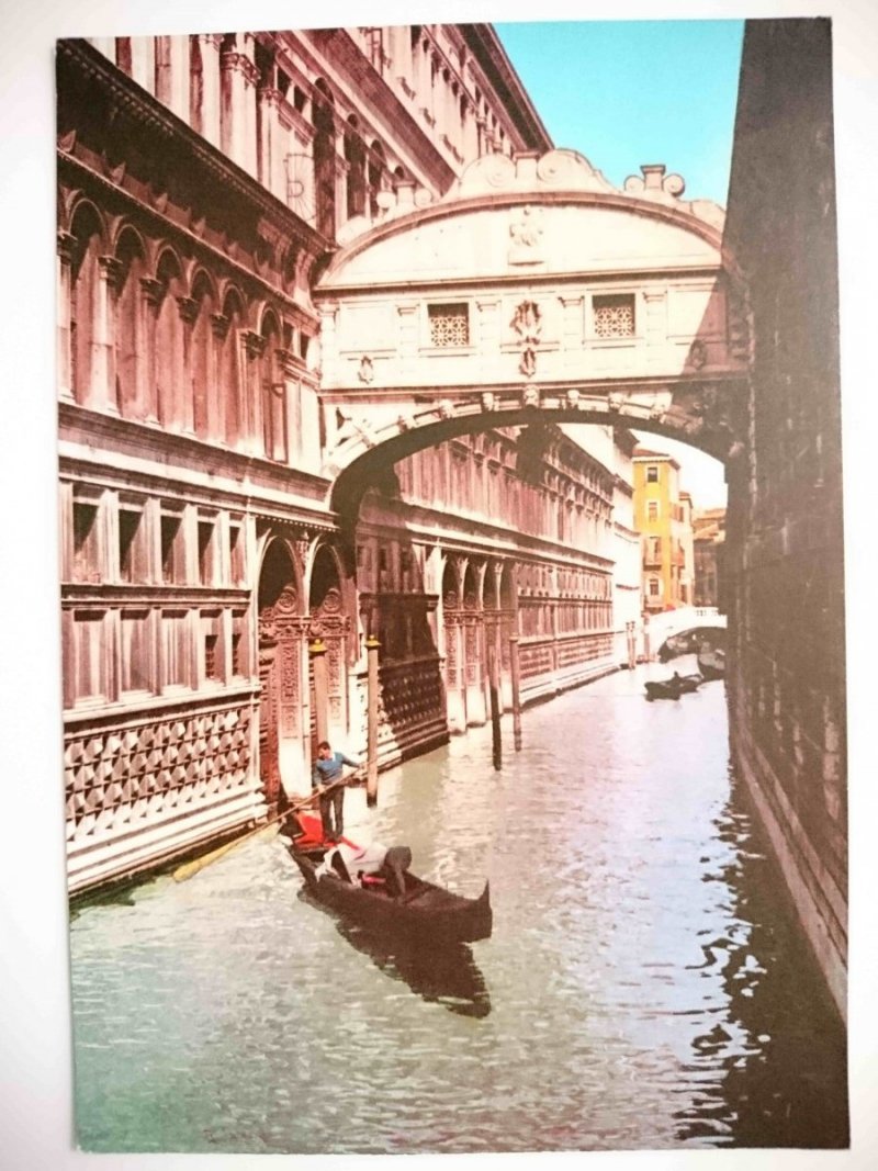 VENEZIA. IL PONTE DEI SOSPIRI PASSAGIO PER I PIOMBI