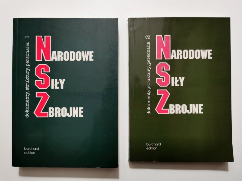 NARODOWE SIŁY ZBROJNE TOM 1 i 2 - Leszek Żebrowski 