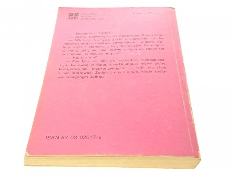 JEDYNYM WYJŚCIEM JEST ŚMIERĆ Alistair MacLean 1988