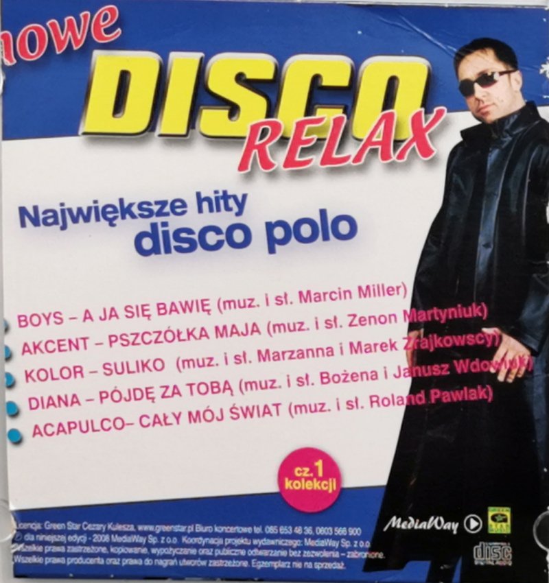 CD. NOWE DISCO RELAX CZ. 1