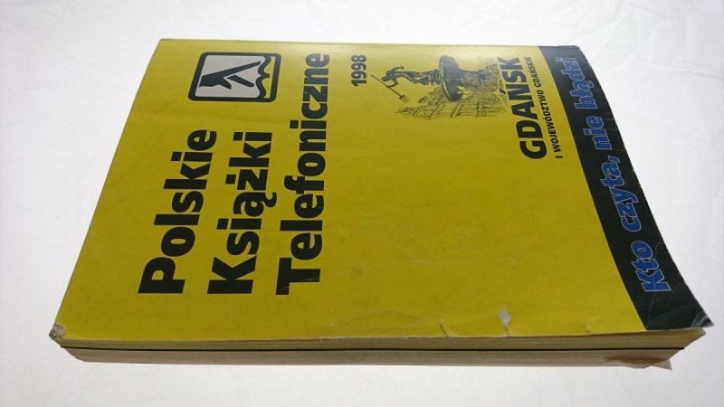KSIĄŻKA TELEFONICZNA WOJEWÓDZTWA GDAŃSKIEGO 1998