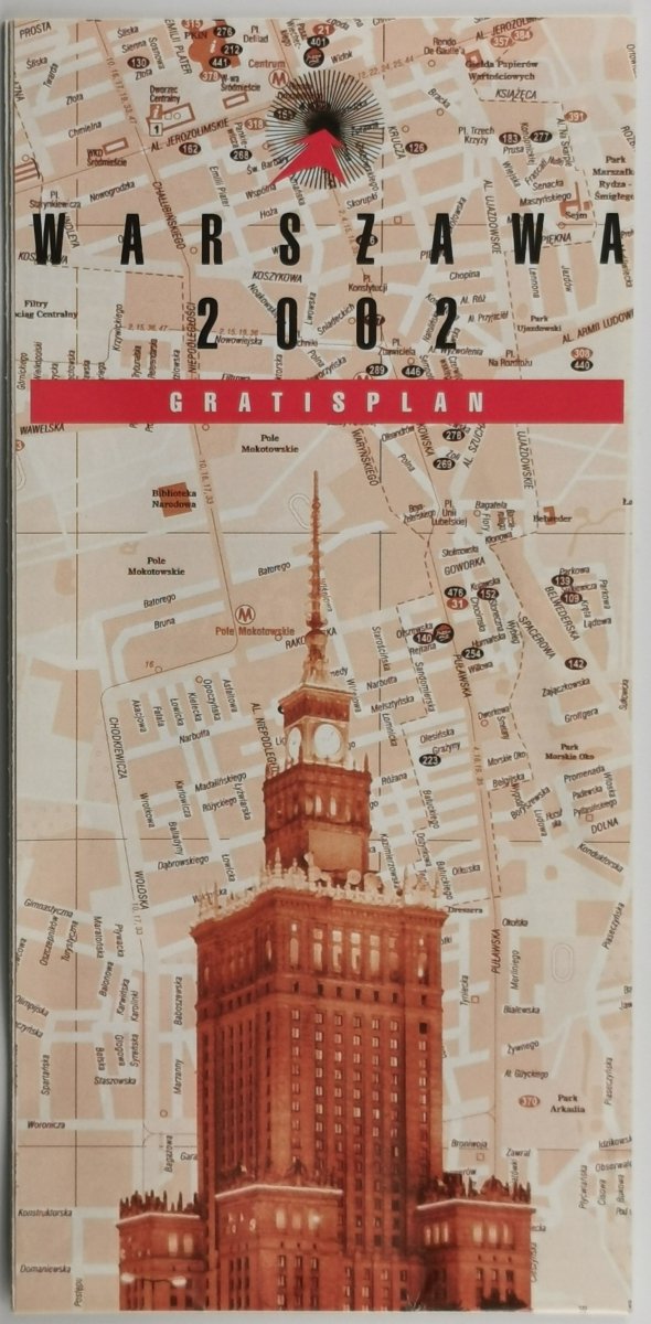 WARSZAWA 2002 PLAN MIASTA