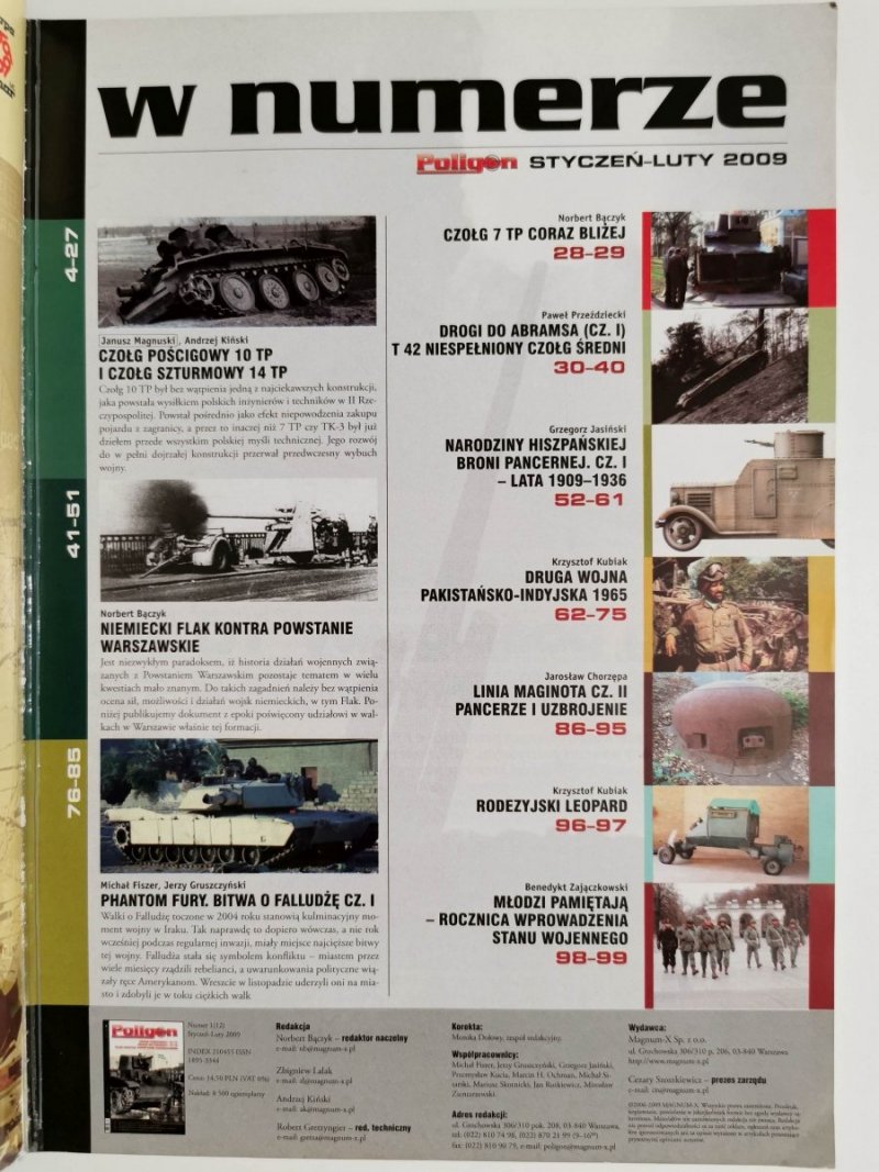 POLIGON NUMER 1 STYCZEŃ-LUTY 2009