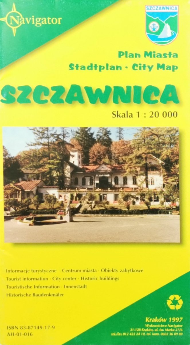 SZCZAWNICA. SKALA 1:20 000
