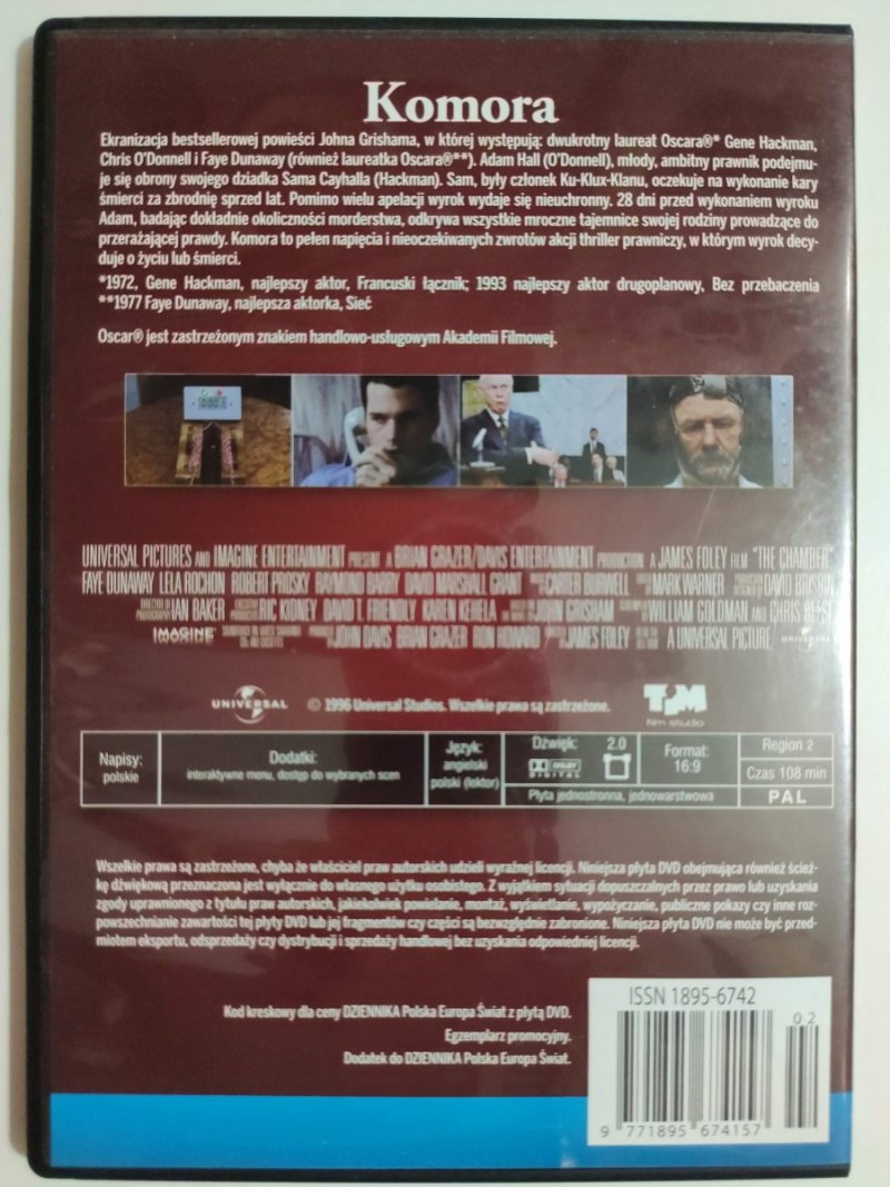 DVD. J. FOLEY – KOMORA
