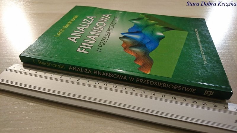ANALIZA FINANSOWA W PRZEDSIĘBIORSTWIE - Bednarski