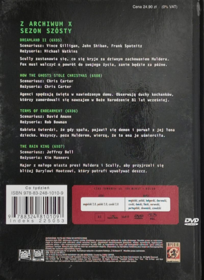 DVD. Z ARCHIWUM X KOLECJA CZĘŚĆ 32