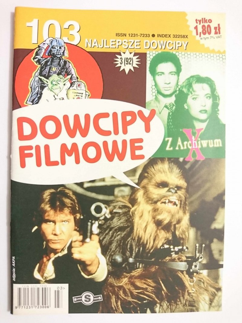 103 NAJLEPSZE DOWCIPY. DOWCIPY FILMOWE 2001