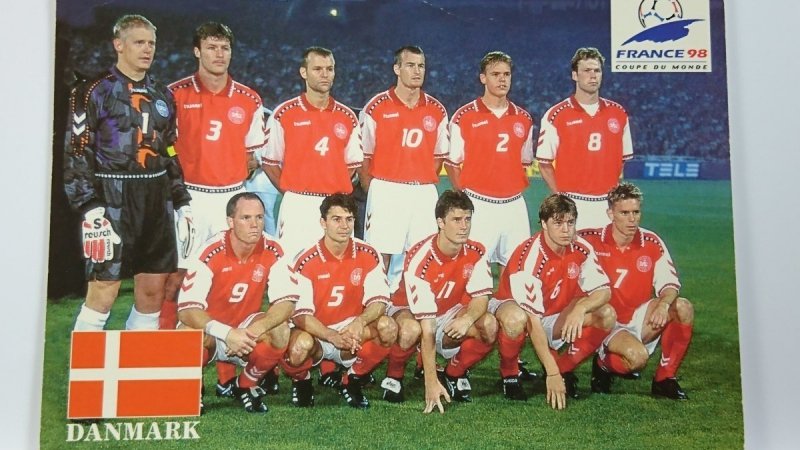 DANMARK. FRANCE 98 COUPE DU MONDE