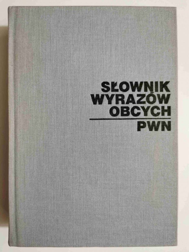 SŁOWNIK WYRAZÓW OBCYCH PWN 1980