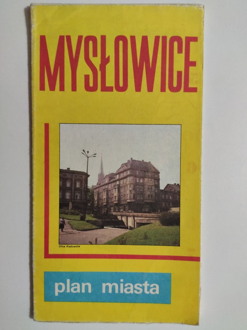 MYSŁOWICE PLAN MIASTA 1981