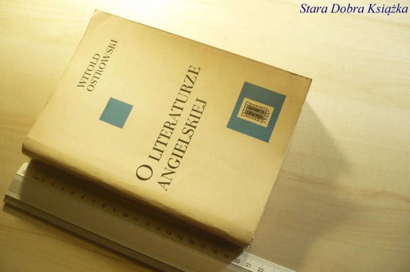 O LITERATURZE ANGIELSKIEJ - Witold Ostrowski 1956