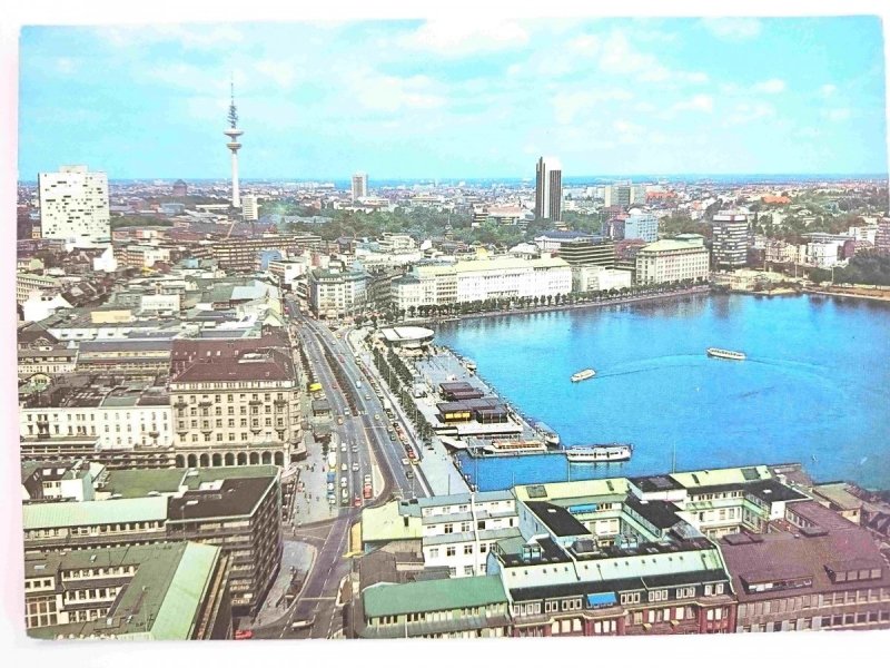 HAMBURG. JUNGFERNSTIEG MIT FERNSEHTURM