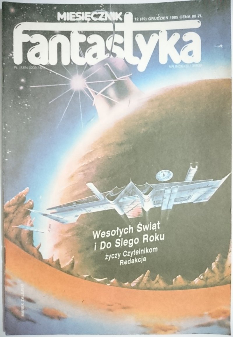 MIESIĘCZNIK FANTASTYKA NR 12 (39) GRUDZIEŃ 1985