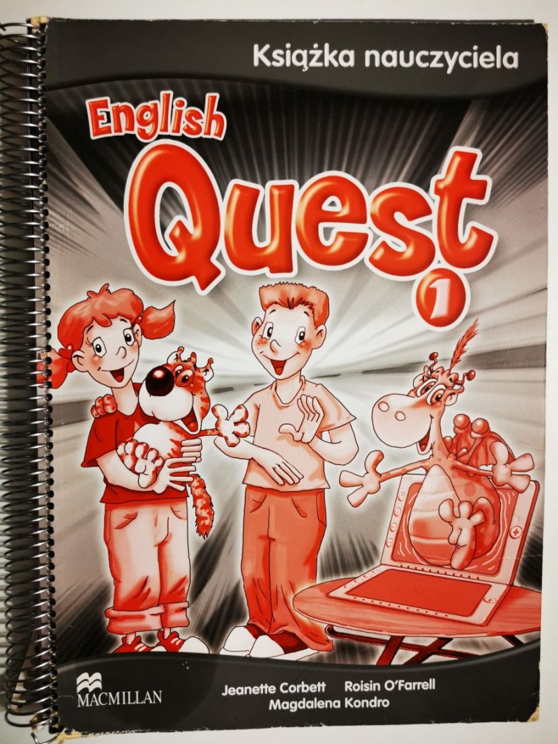 ENGLISH QUEST 1 KSIĄŻKA NAUCZYCIELA - Jeanette Corbett
