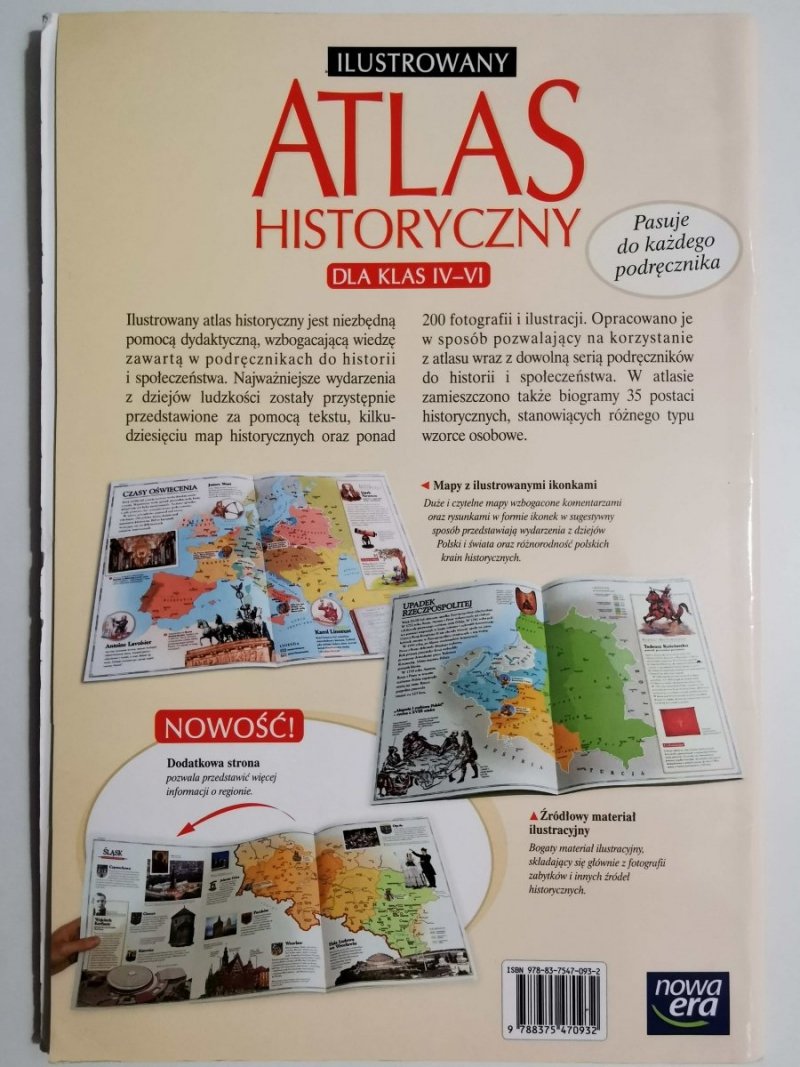 ILUSTROWANY ATLAS HISTORYCZNY DLA KLAS IV-VI 2007