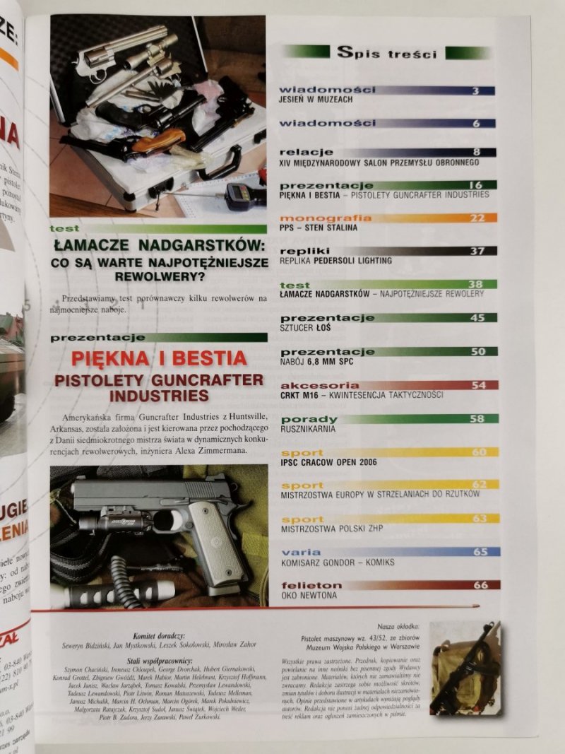 STRZAŁ MAGAZYN O BRONI NR 10 (42) PAŹDZIERNIK 2006