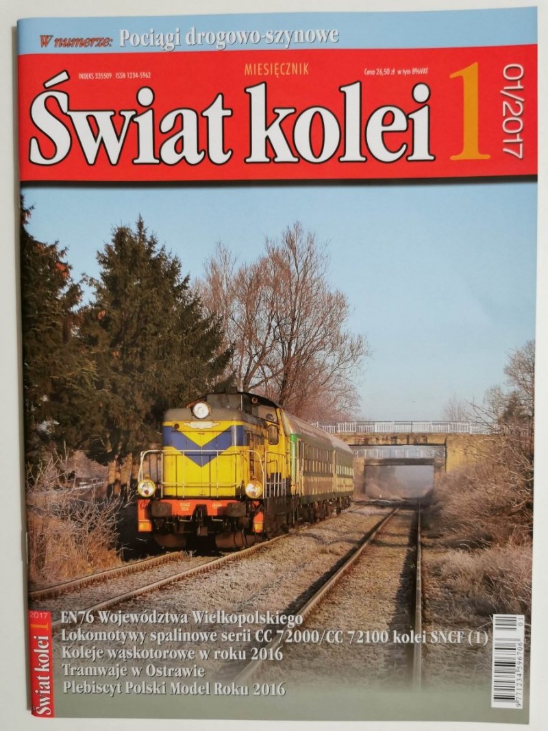 Miesięcznik. Świat kolei 01/2017