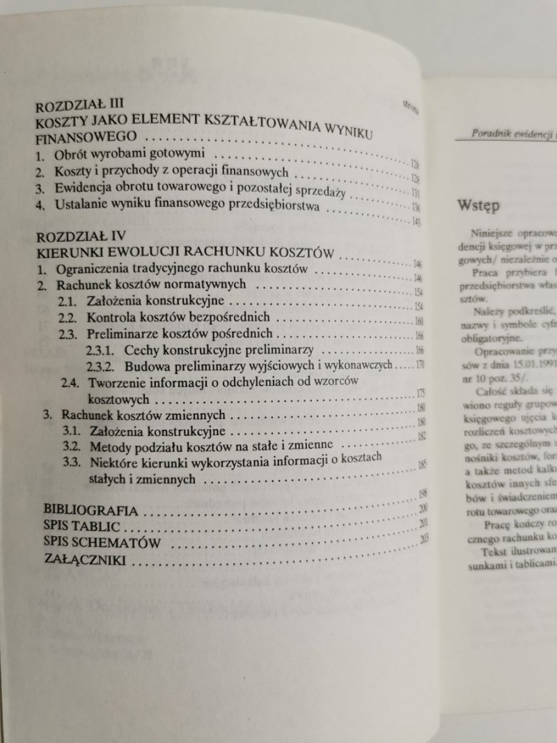 PORADNIK EWIDENCJI I ROZLICZANIA KOSZTÓW - Jerzy Gierusz 1992