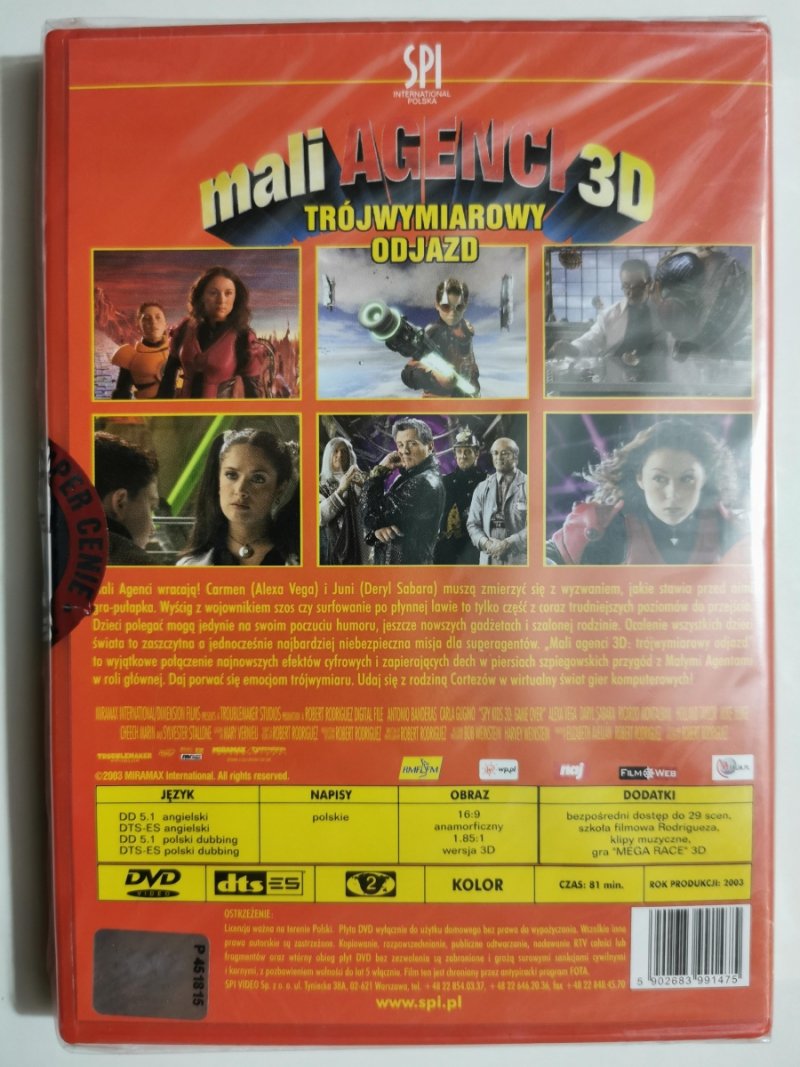 DVD. MALI AGENCI 3D