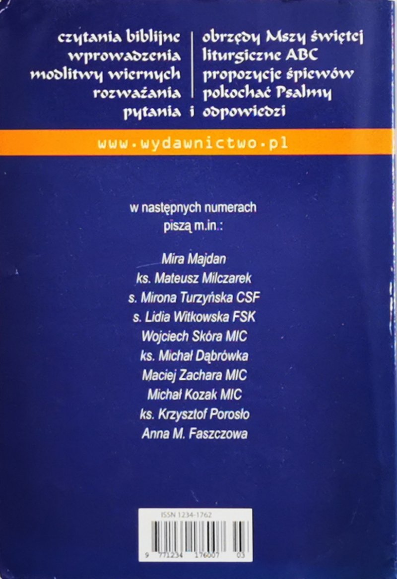 OREMUS. TEKSTY LITURGII MSZY ŚWIĘTEJ MARZEC 2020