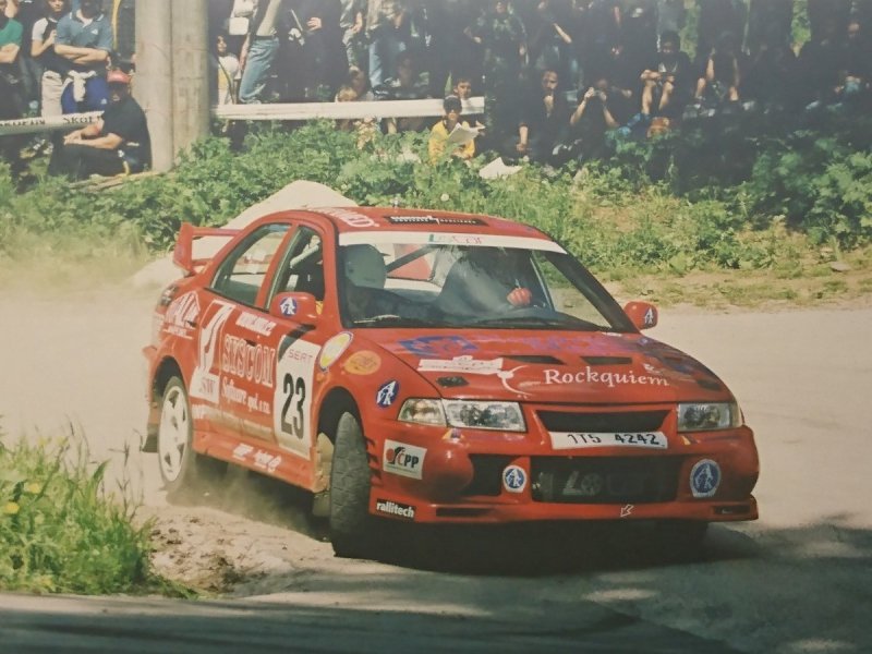 RAJD WRC 2005 ZDJĘCIE NUMER #233 MITSUBISHI LANCER