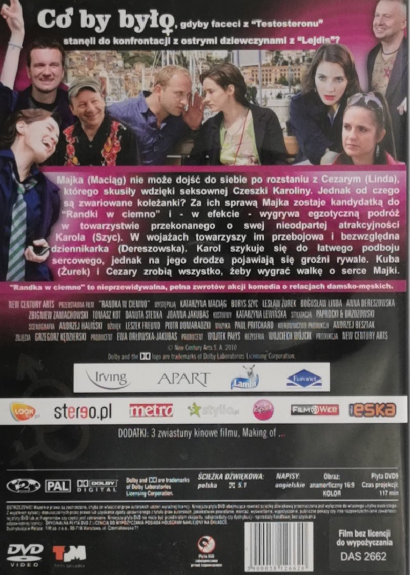DVD. RANDKA W CIEMNO