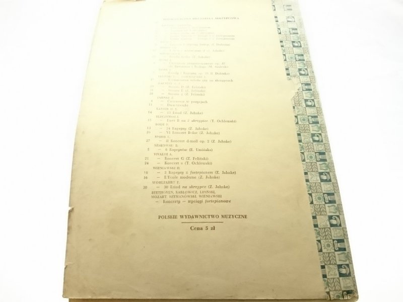30 ETIUD NA SKRZYPCE - WOHLFAHRT 1952