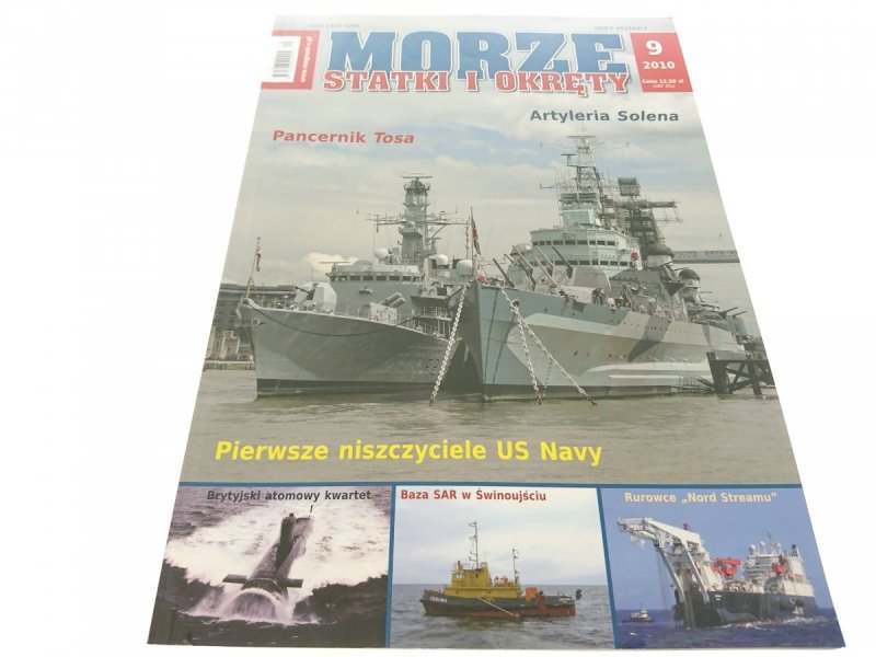 MORZE STATKI I OKRĘTY NR 9 2010 ARTYLERIA SOLENA