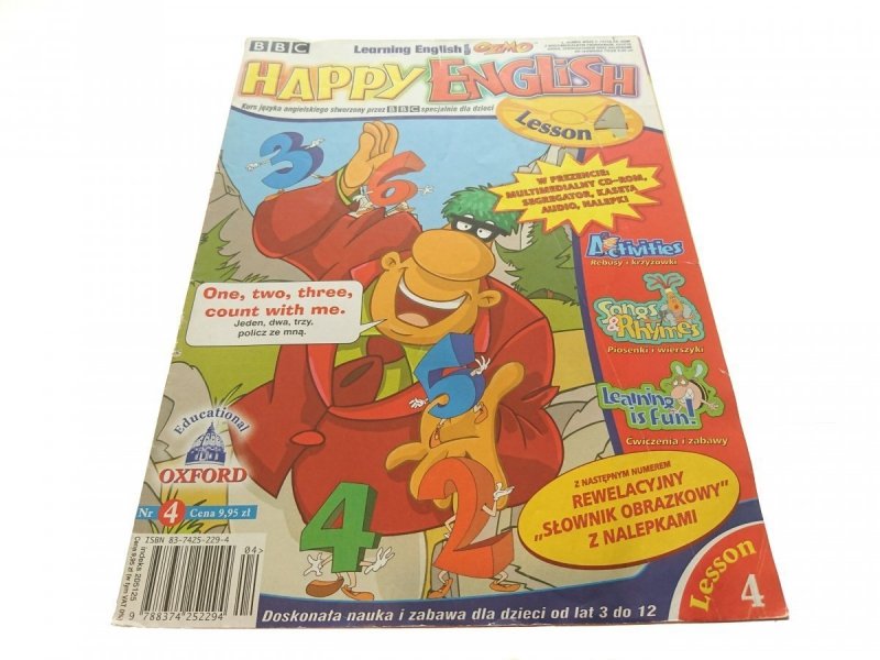 HAPPY ENGLISH. LESSON 4 BEZ PŁYTY DVD
