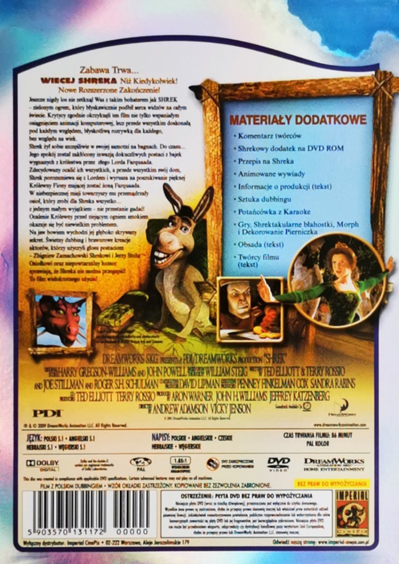 DVD. SHREK 