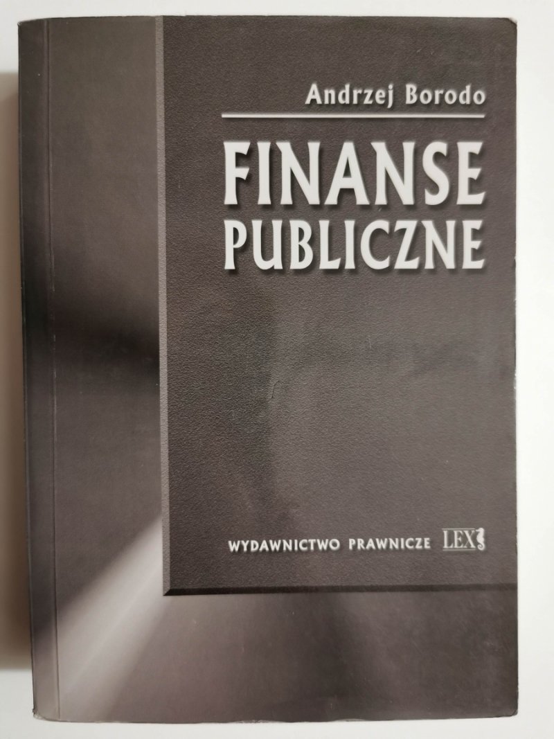 FINANSE PUBLICZNE - Andrzej Borodo