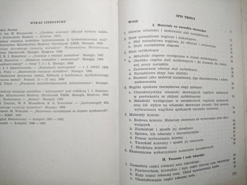 SKRAWANIE I NARZĘDZIA CZĘŚĆ I - W. Brodowicz 1955