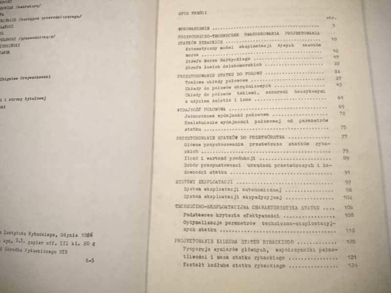PODSTAWY PROJEKTOWANIA STATKÓW RYBACKICH - Krępa