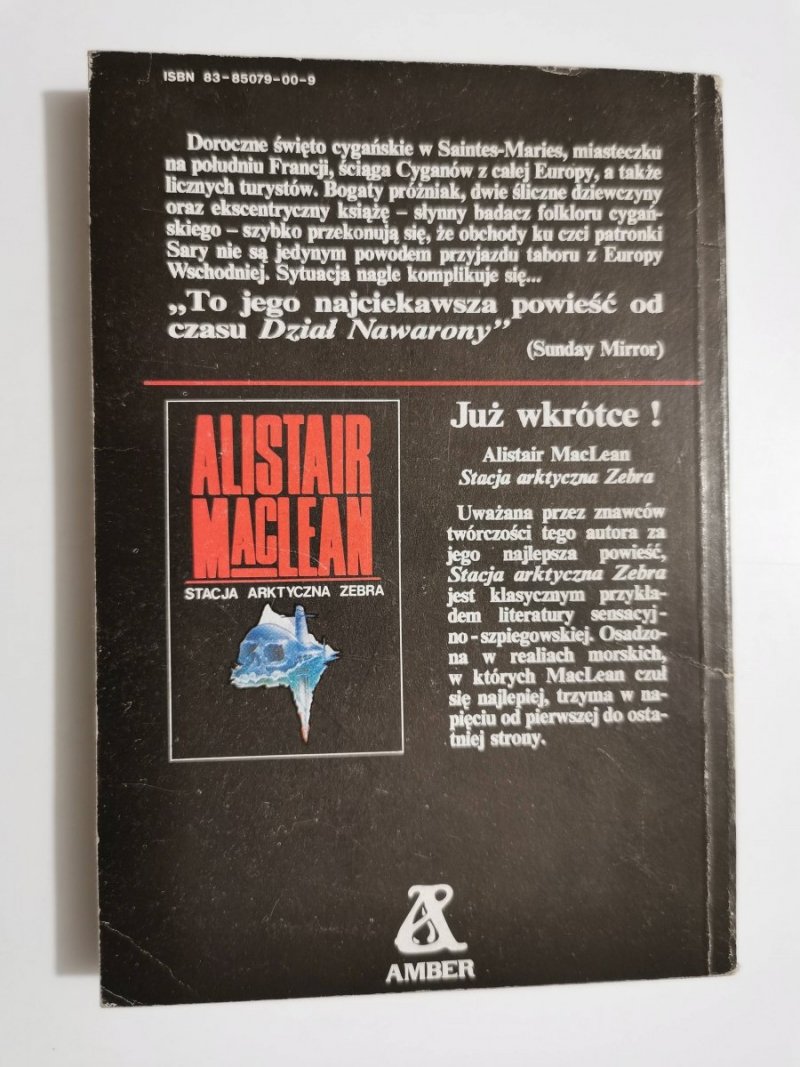 TABOR DO VACCARES - Alistair MacLean 1989