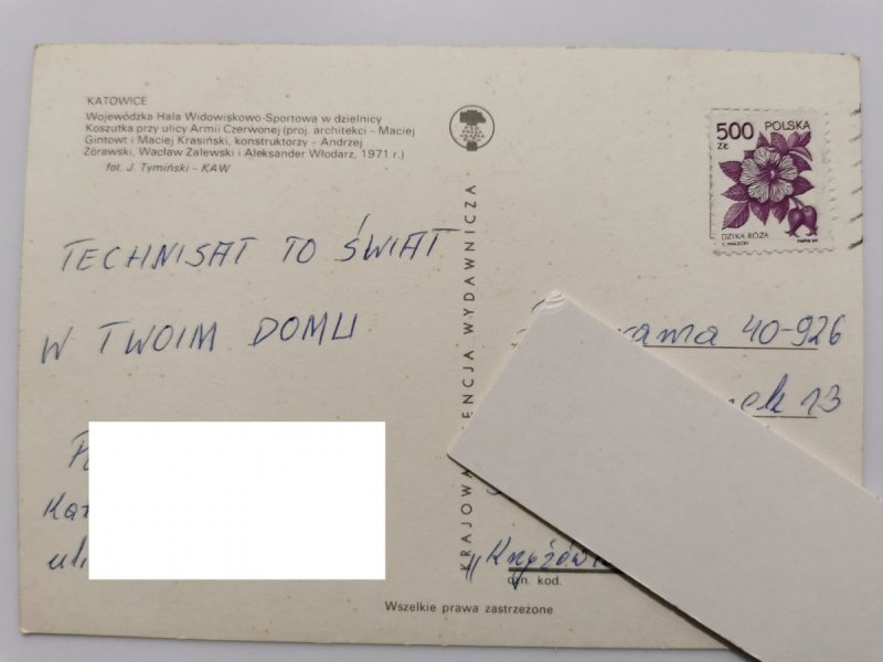 KATOWICE. WOJEWÓDZKA HALA WIDOWISKOWO-SPORTOWA FOT. TYMIŃSKI