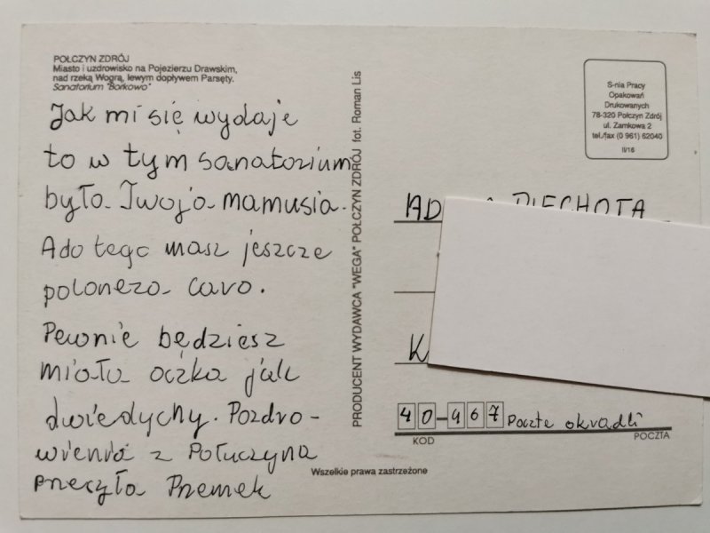 POŁCZYN ZDRÓJ. MIASTO I UZDROWISKO NA POJEZIERZU DRWASKIM