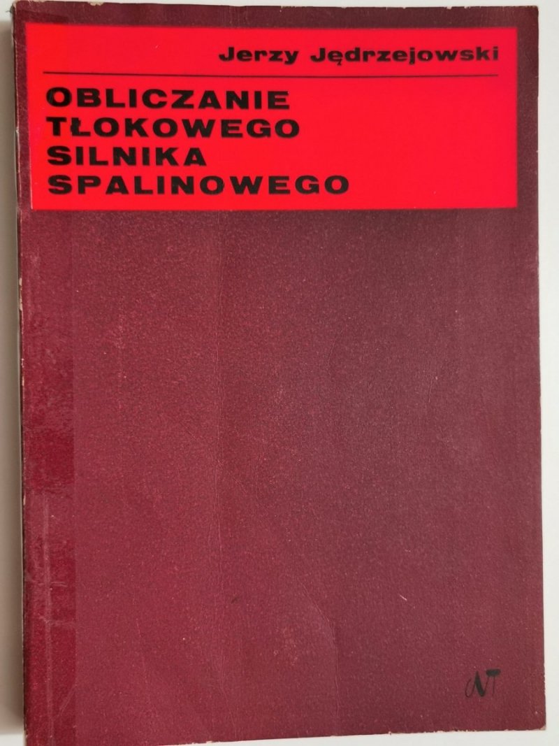 OBLICZANIE TŁOKOWEGO SILNIKA SPALINOWEGO - Jerzy Jędrzejewski 1971