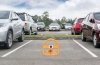 Blokada parkingowa zapora 40 cm  z kluczami