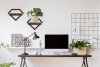 Kwietnik metalowy ścienny czarny Doron Rustic loft