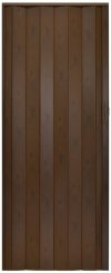 Drzwi harmonijkowe 001P WENGE MAT G - 90 cm