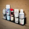 Wieszak stalowy na puszki spray BERNO czarny